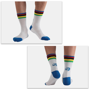 Buy Lin 7 Pack Cycling Socks for Men and Women Funny Color Biking Socks  Performance Athletic Crew Socks at